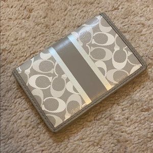 Silver Coach Card Case